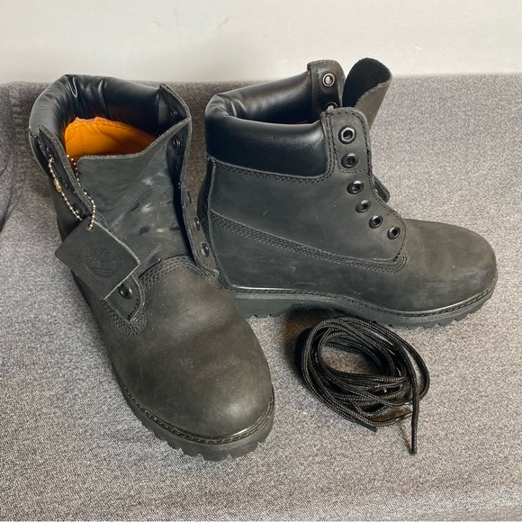 Timberland Womans Boots Ladies Sz US 7 & UK 5M Woman's Ankle Leather Lace Up - Picture 14 of 15